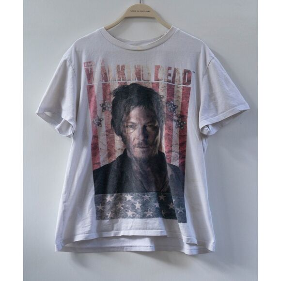 Rare The Walking Dead T-Shirt AMC Norman Reedus Daryl Dixon 2013 Promo Size XL - Picture 1 of 6